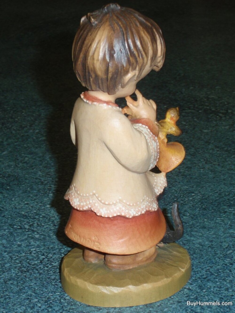 "Trumpeter" ANRI Wood Carved Figure By Ferrandiz SIGNED BY Rudi Kostner - RARE! - Picture 6 of 10